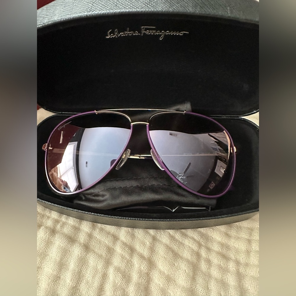 Salvatore Ferragamo Aviator Sunglasses
